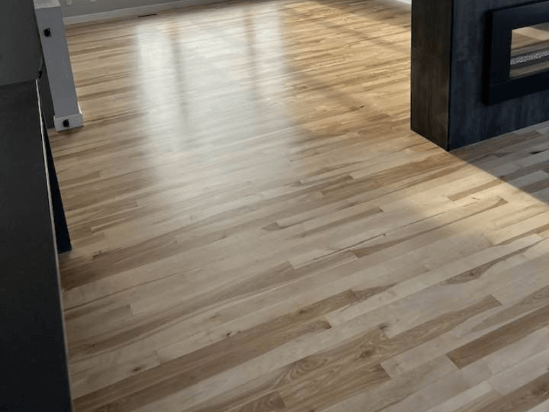 Birch Hardwood Flooring Refinished