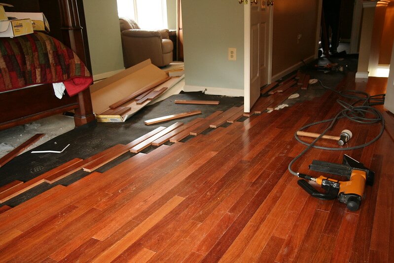 Installing Brazilian Cherry Hardwood Floors