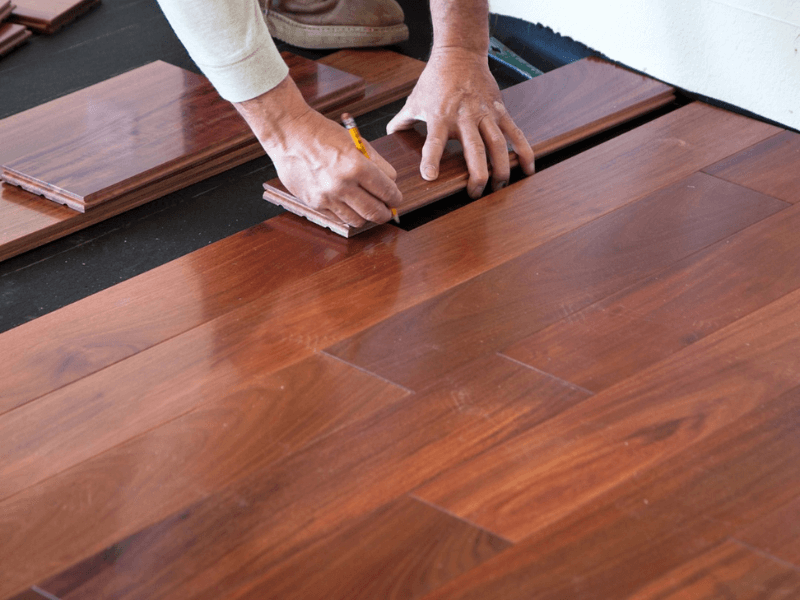 Installing Prefinished Mahogany Flooring
