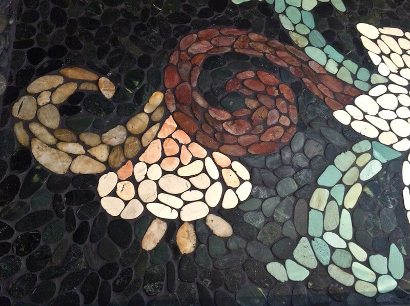 Pebble Mosaic Shower Floor