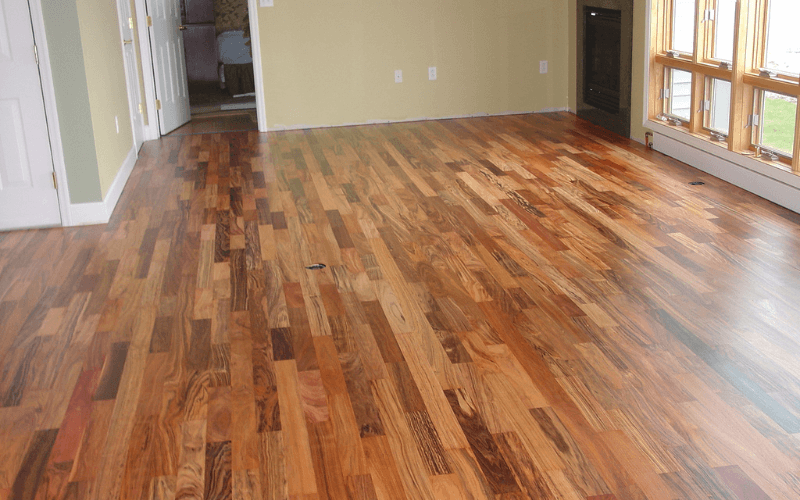 Refinished Tigerwood Flooring