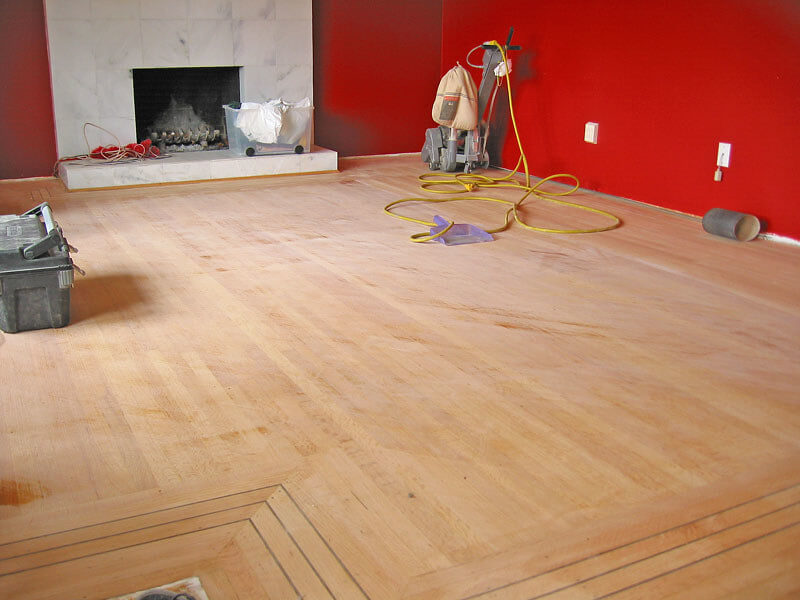 Sanding Down A Hardwood Floor
