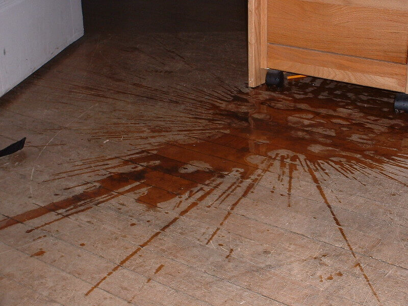 Water Spill on a Floor